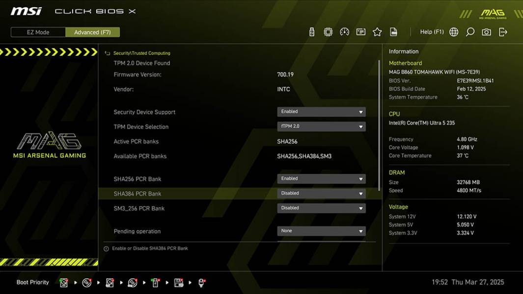 MSI MAG B860 TOMAHAWK WIFI-5